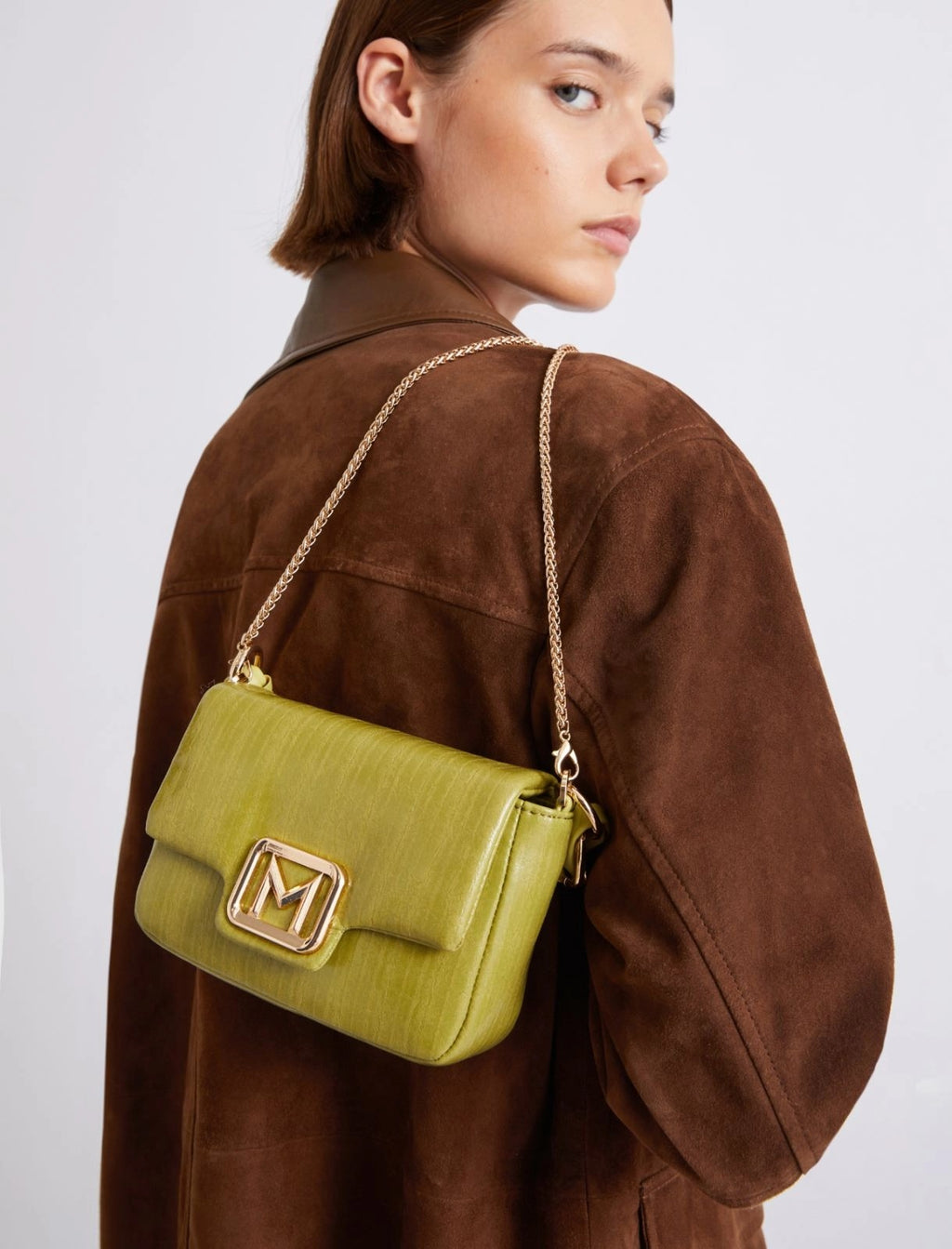 Borsa Le Muse small stampa rettile Mlalontra2