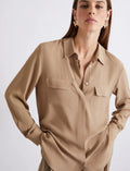 Camicia in crêpe di misto seta Mllfebe