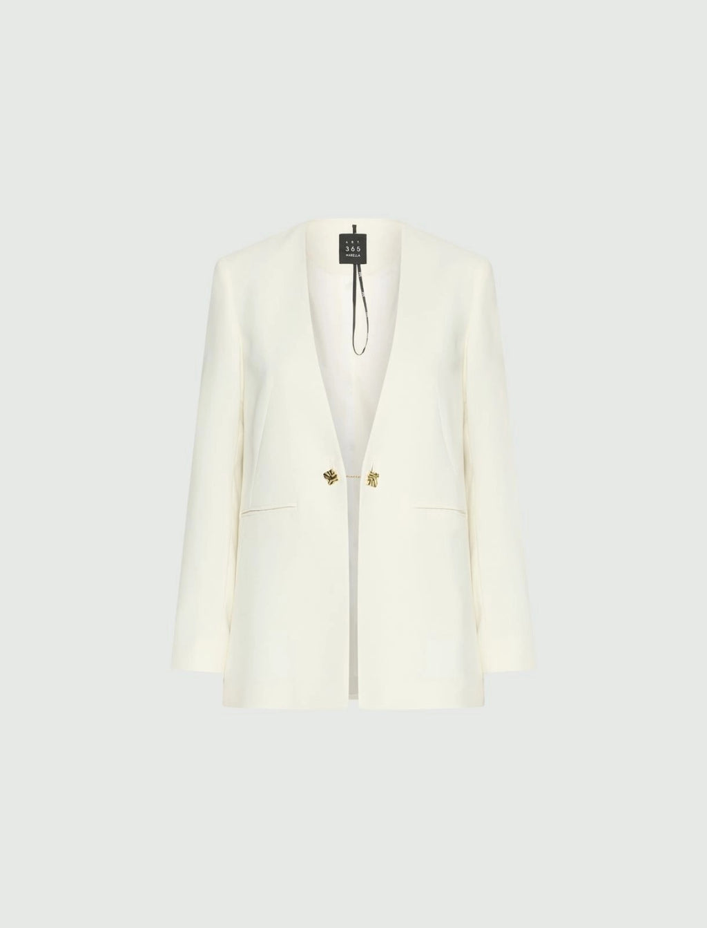 Blazer senza collo in envers satin Mlteffige