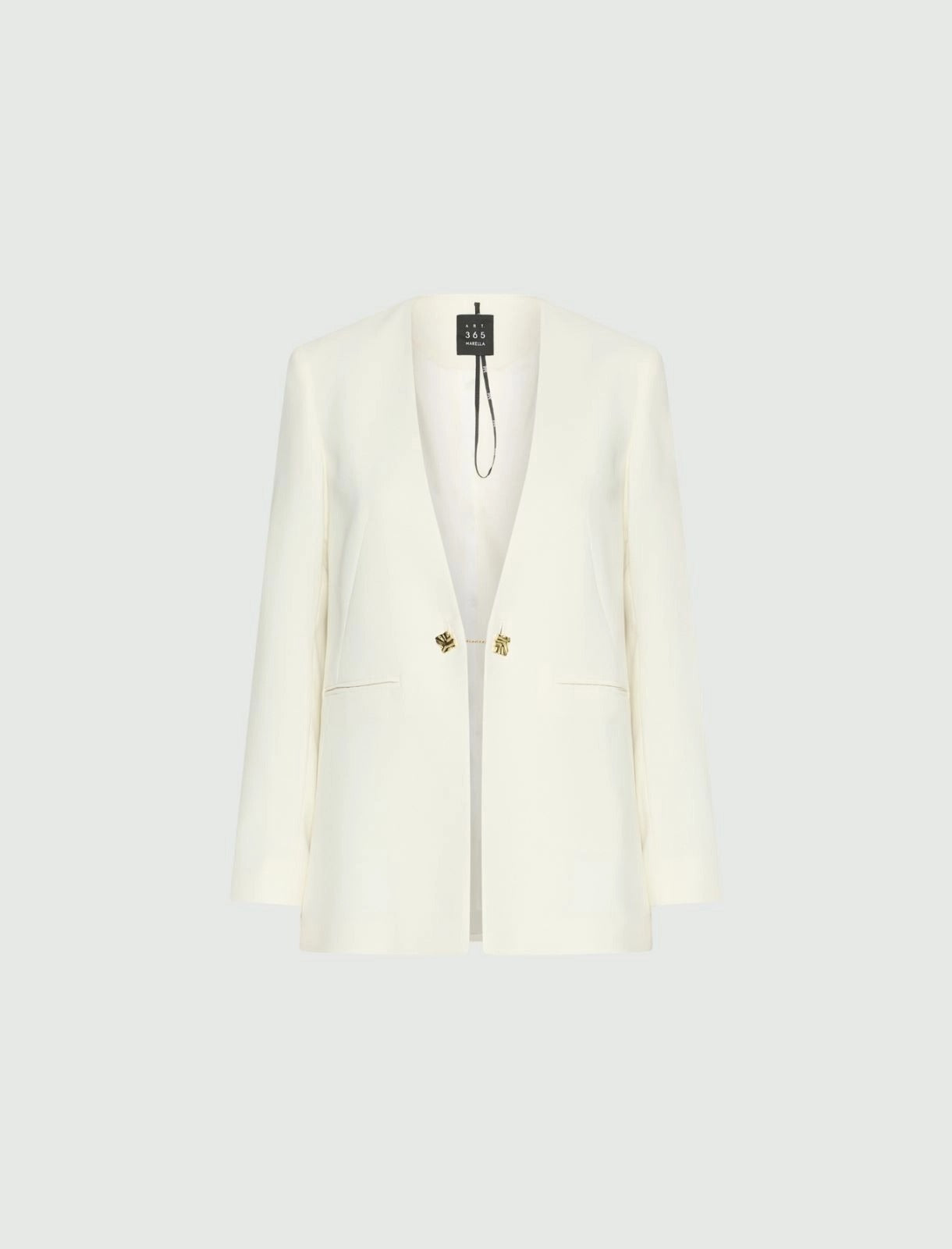 Blazer senza collo in envers satin Mlteffige