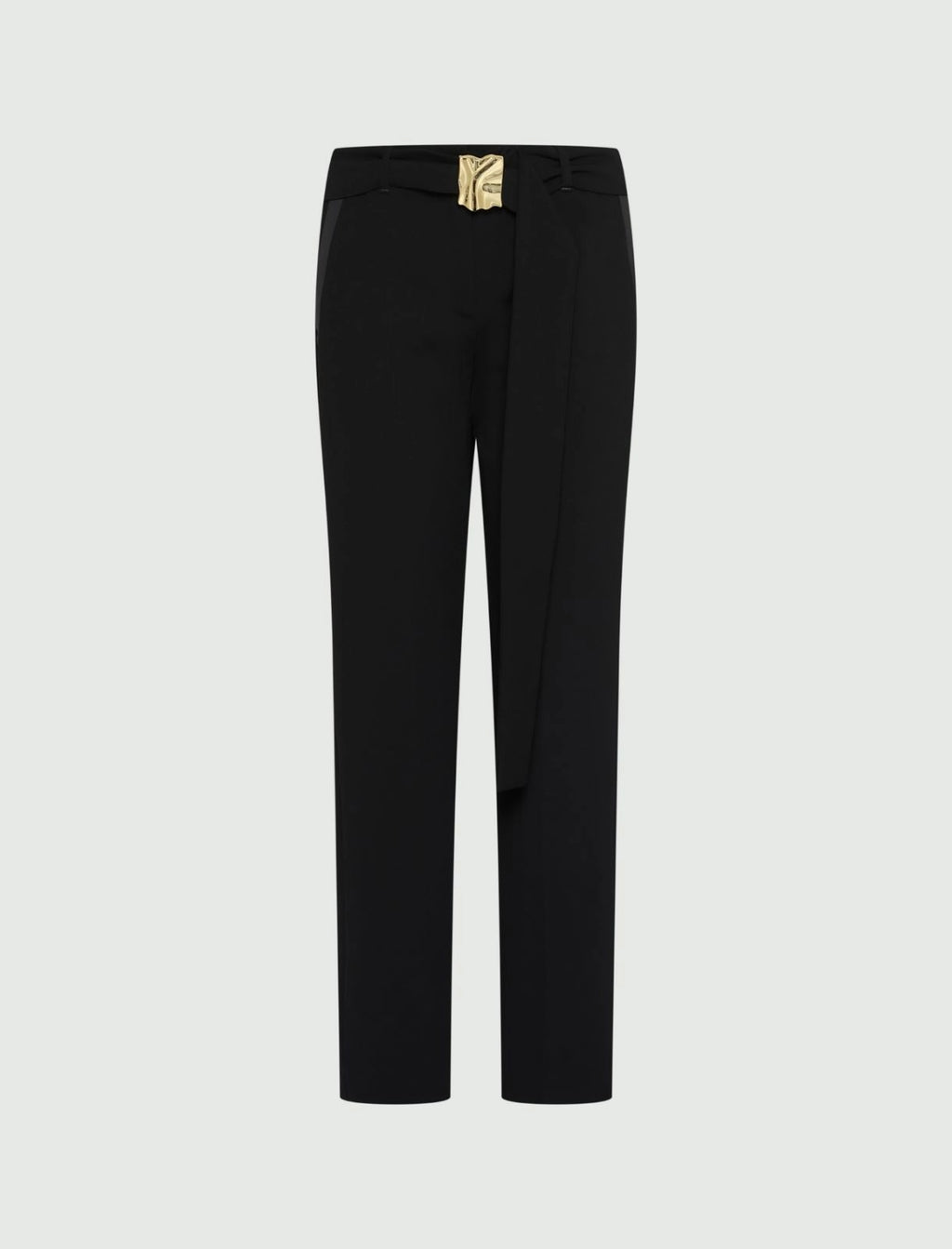 Pantalone dritto con cintura Mltelica