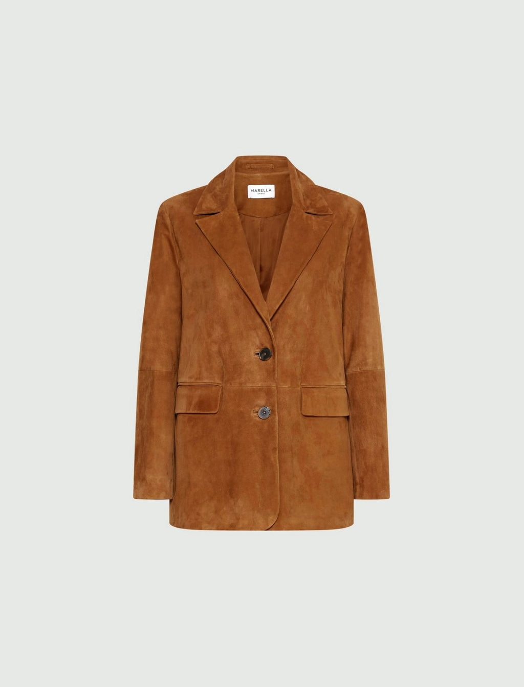 Blazer semiaderente in camoscio Mlsfulmine