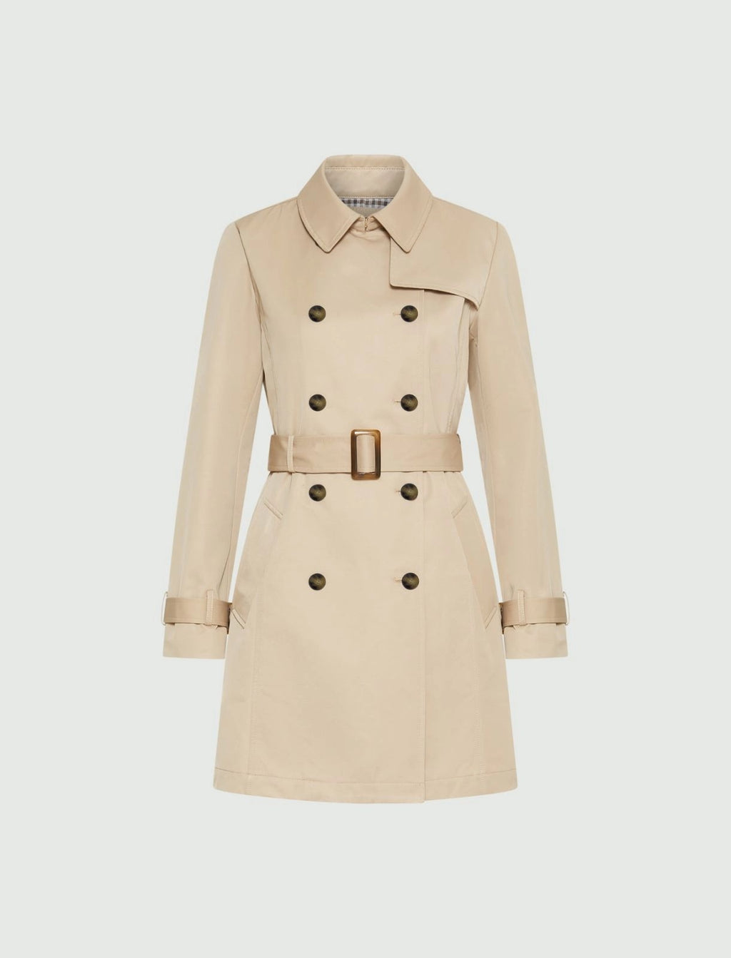 Trench doppiopetto in cotone tecnico Mllzuppa