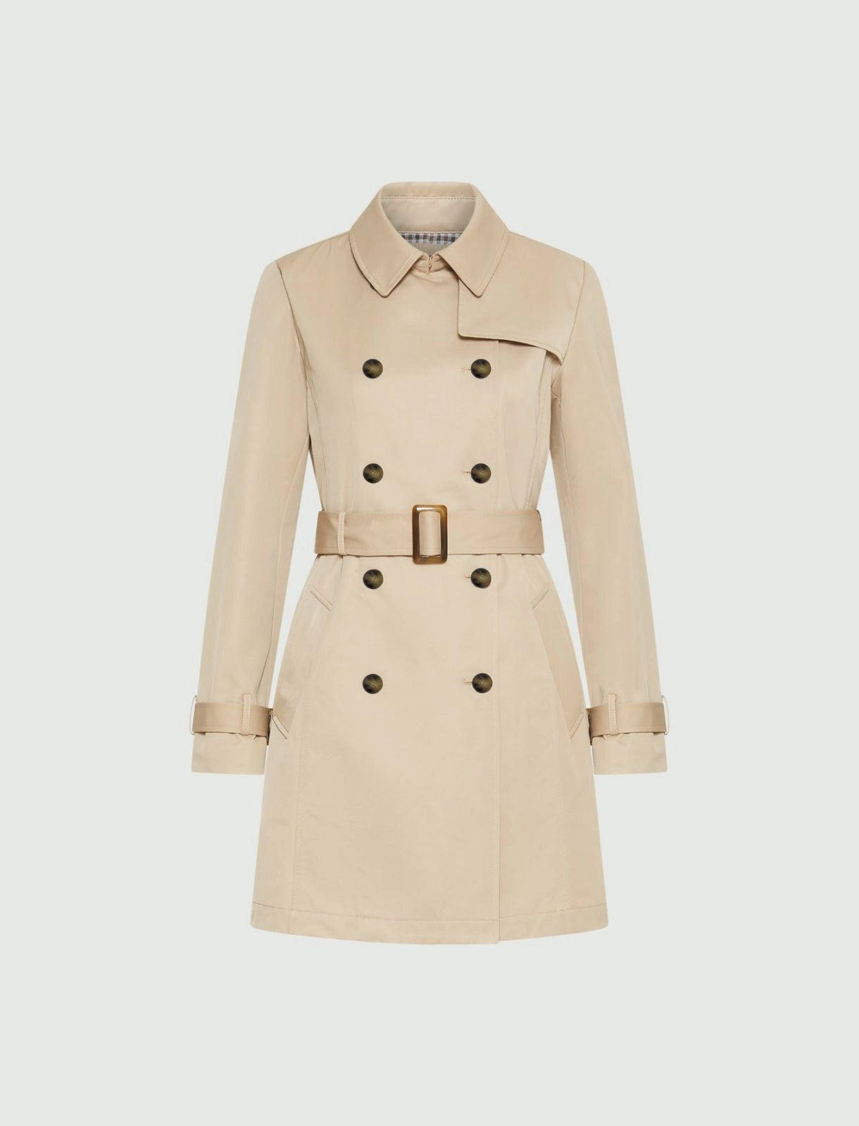 Trench doppiopetto in cotone tecnico Mllzuppa