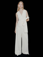 Top con fiocco in envers satin Mltlirica