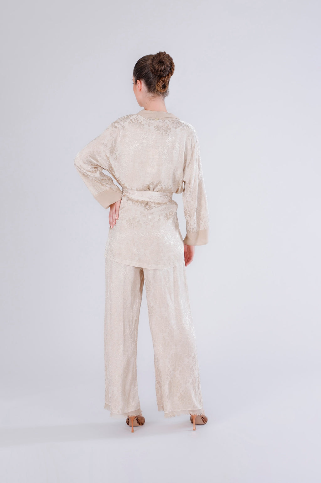 Kimono damascato