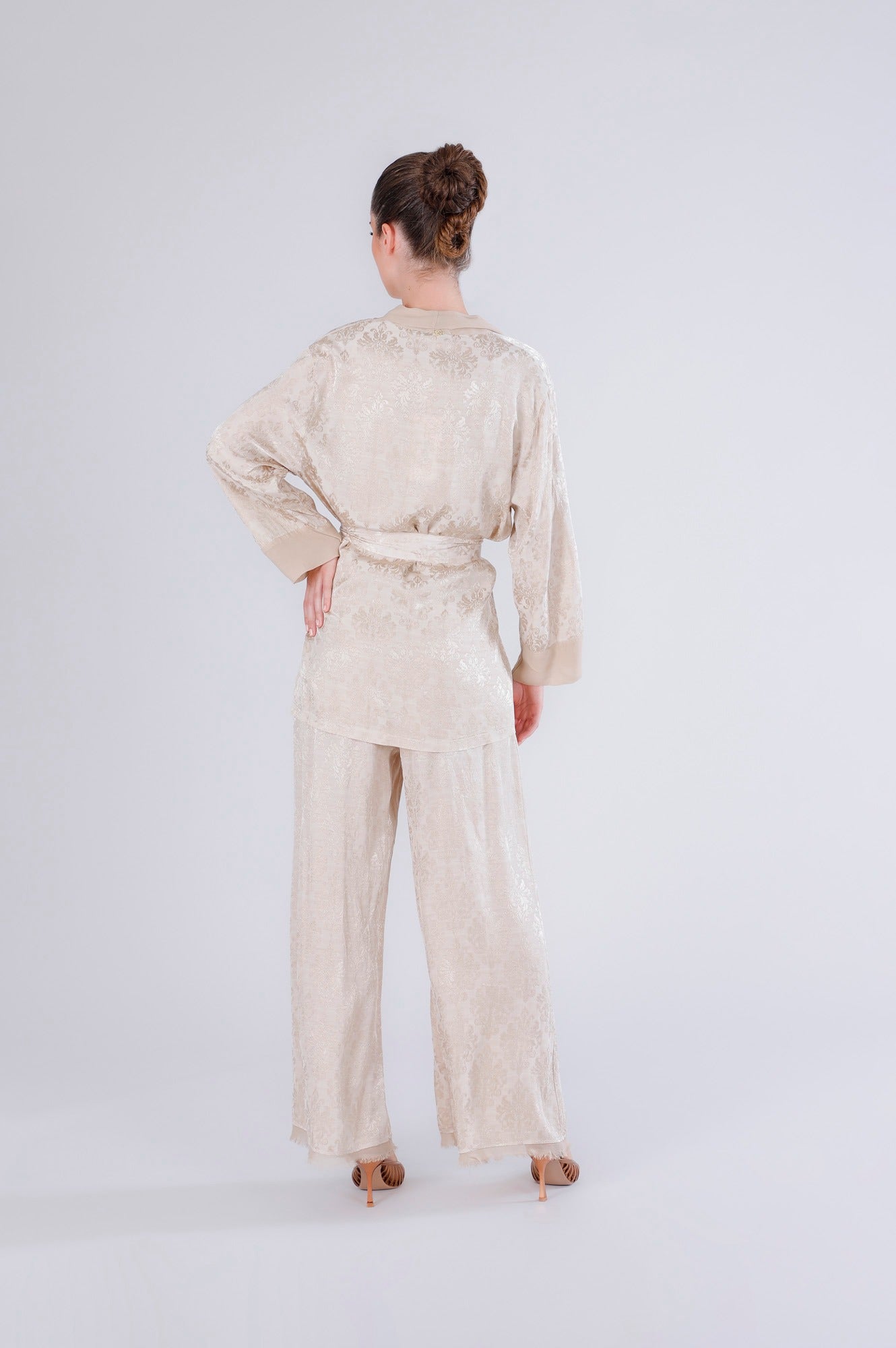 Kimono damascato