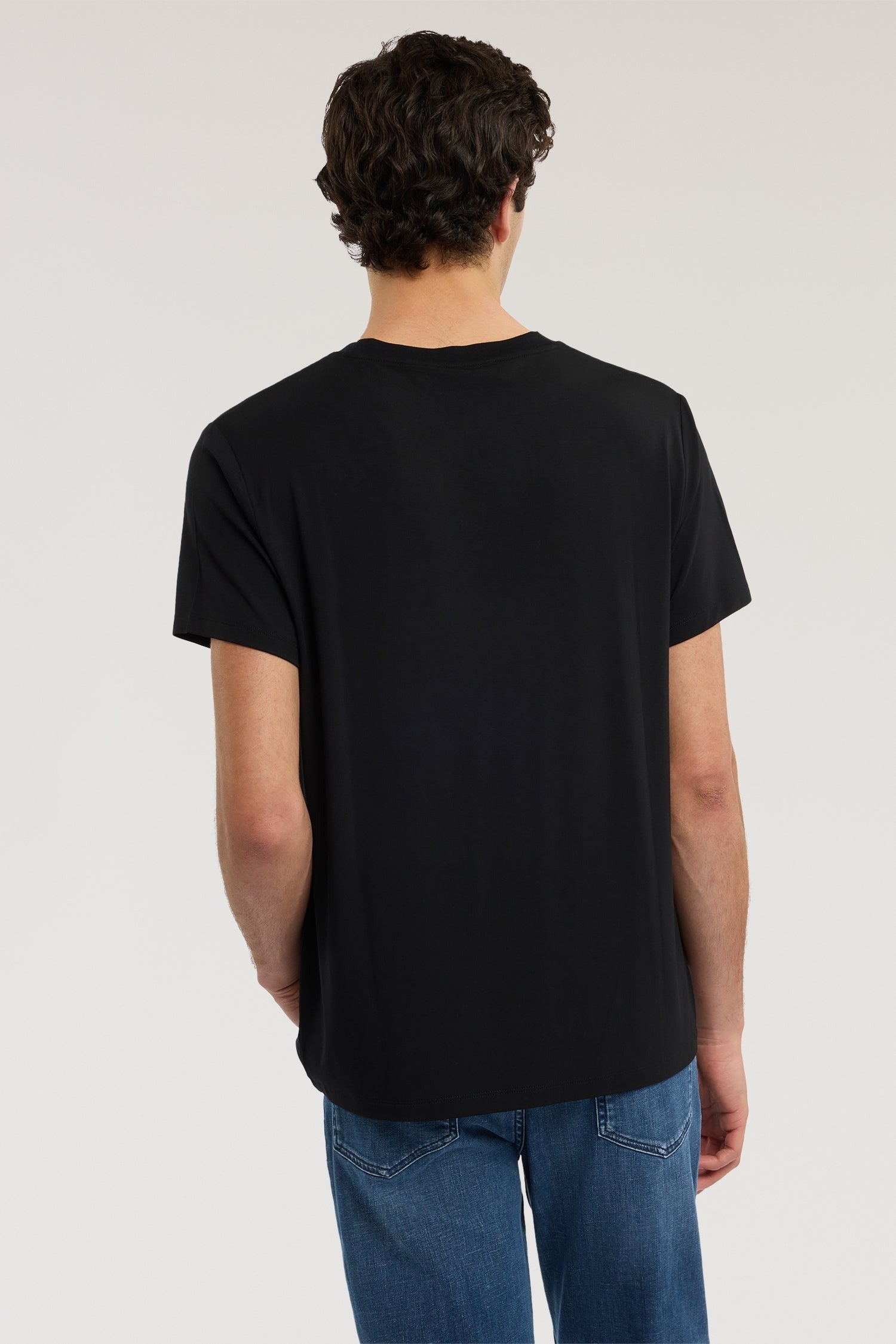 T-shirt regular fit in jersey di bamboo