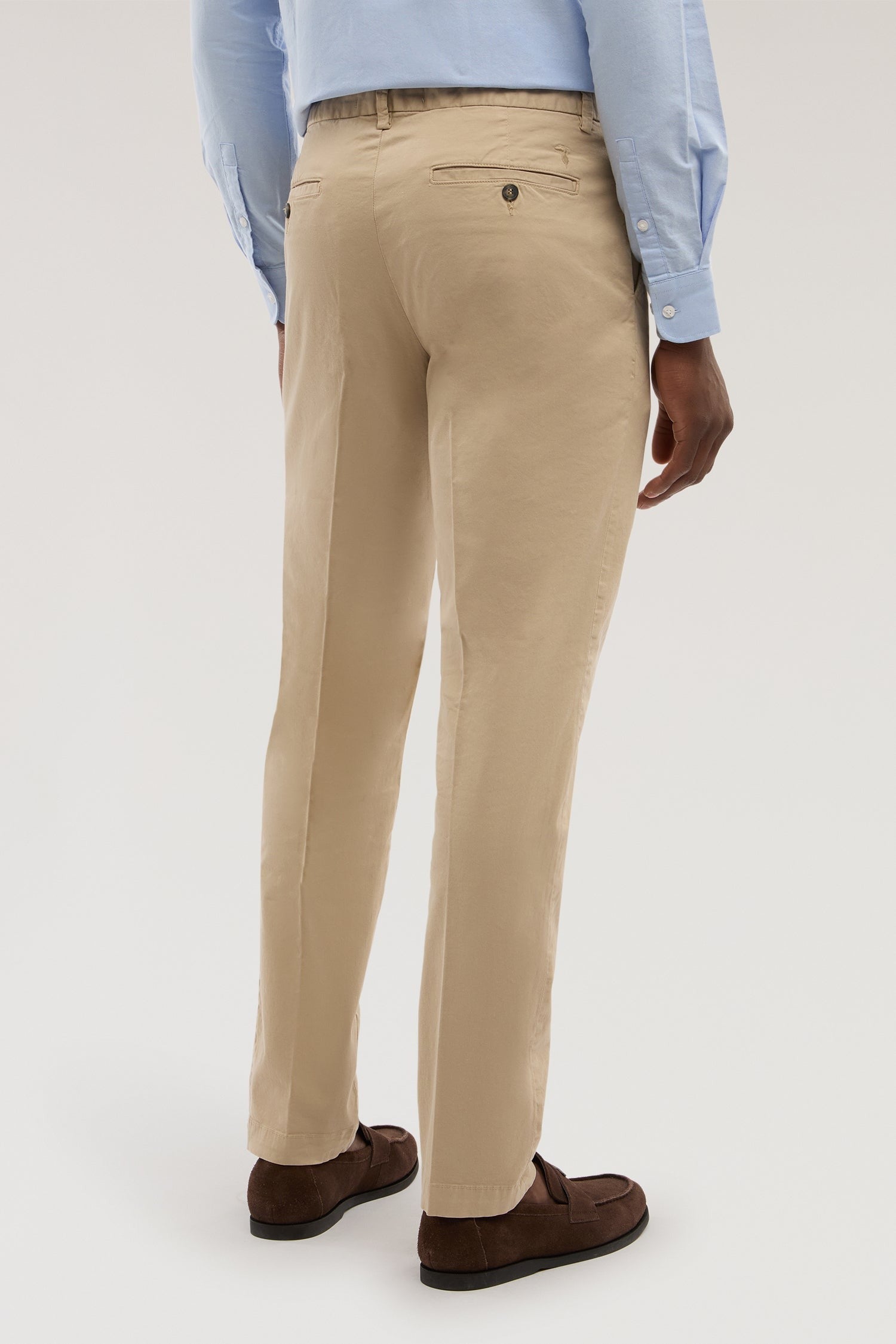 Pantalone chino Aviator 301 slim fit in gabardina