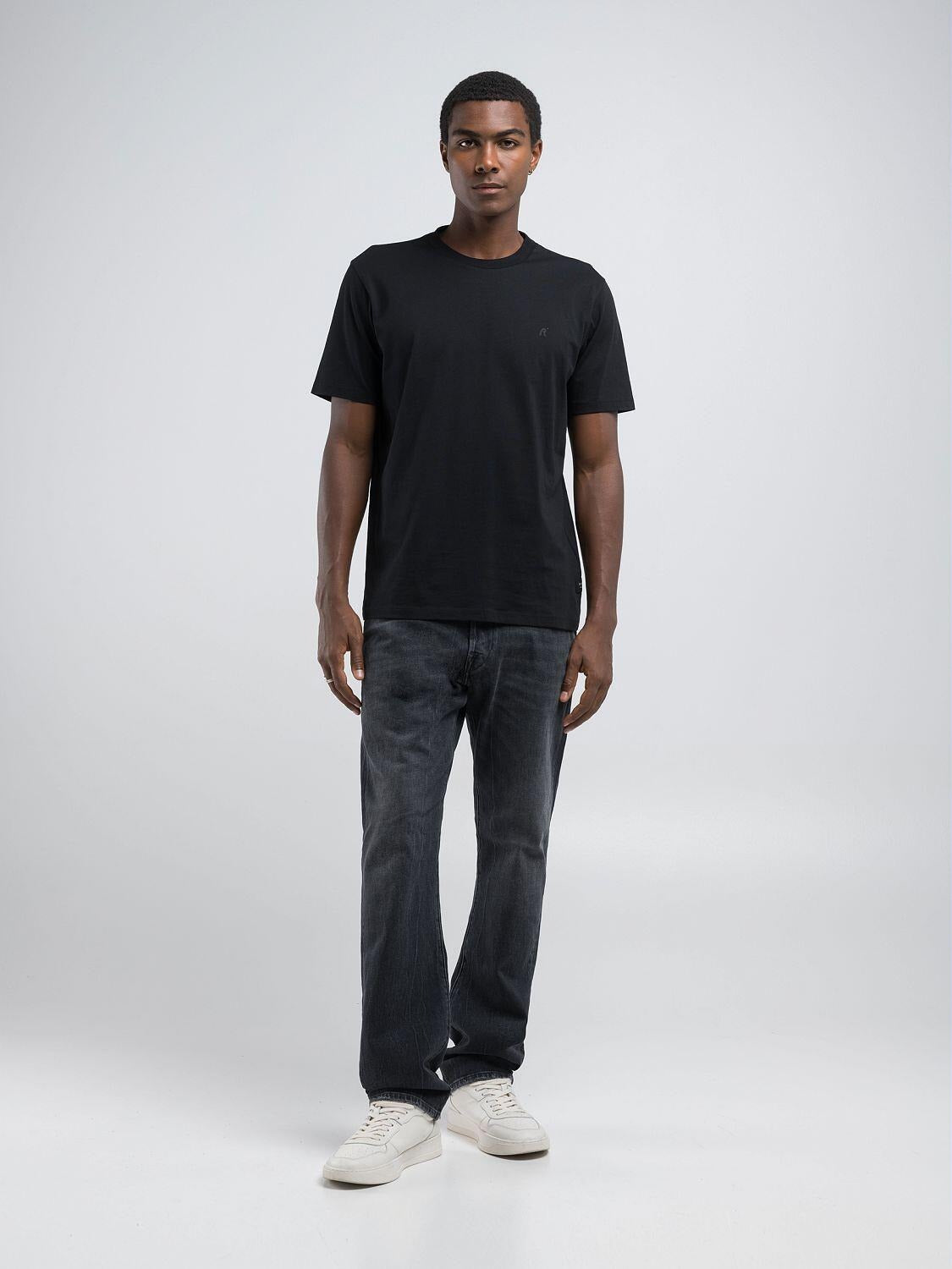 T-Shirt in jersey con logo