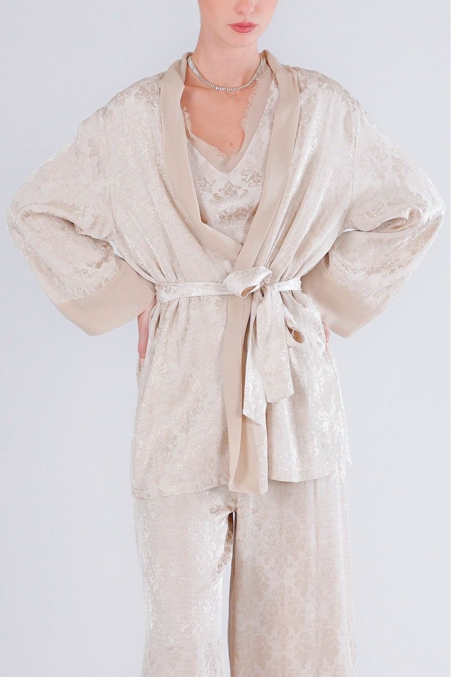 Kimono damascato