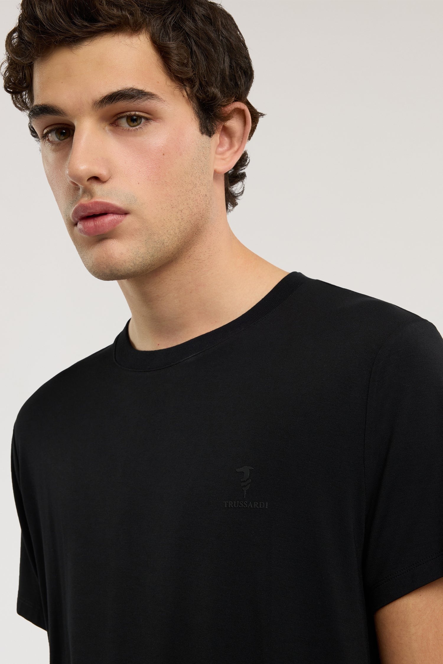T-shirt regular fit in jersey di bamboo