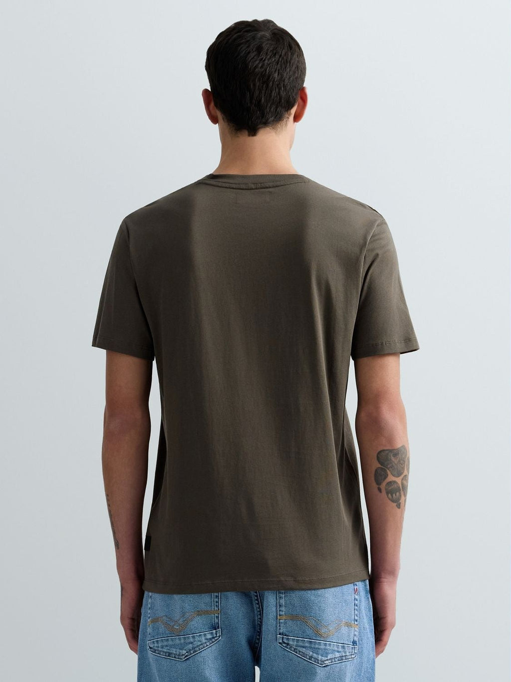 T-Shirt in jersey con lettering