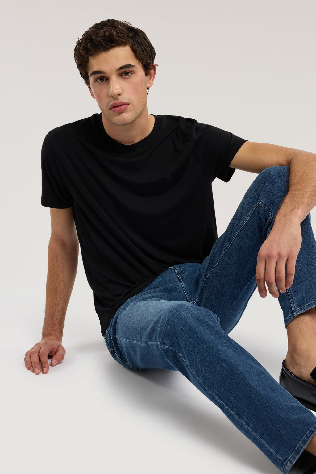 T-shirt regular fit in jersey di bamboo