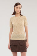 Maglia a maniche corte con stampa in lyocell