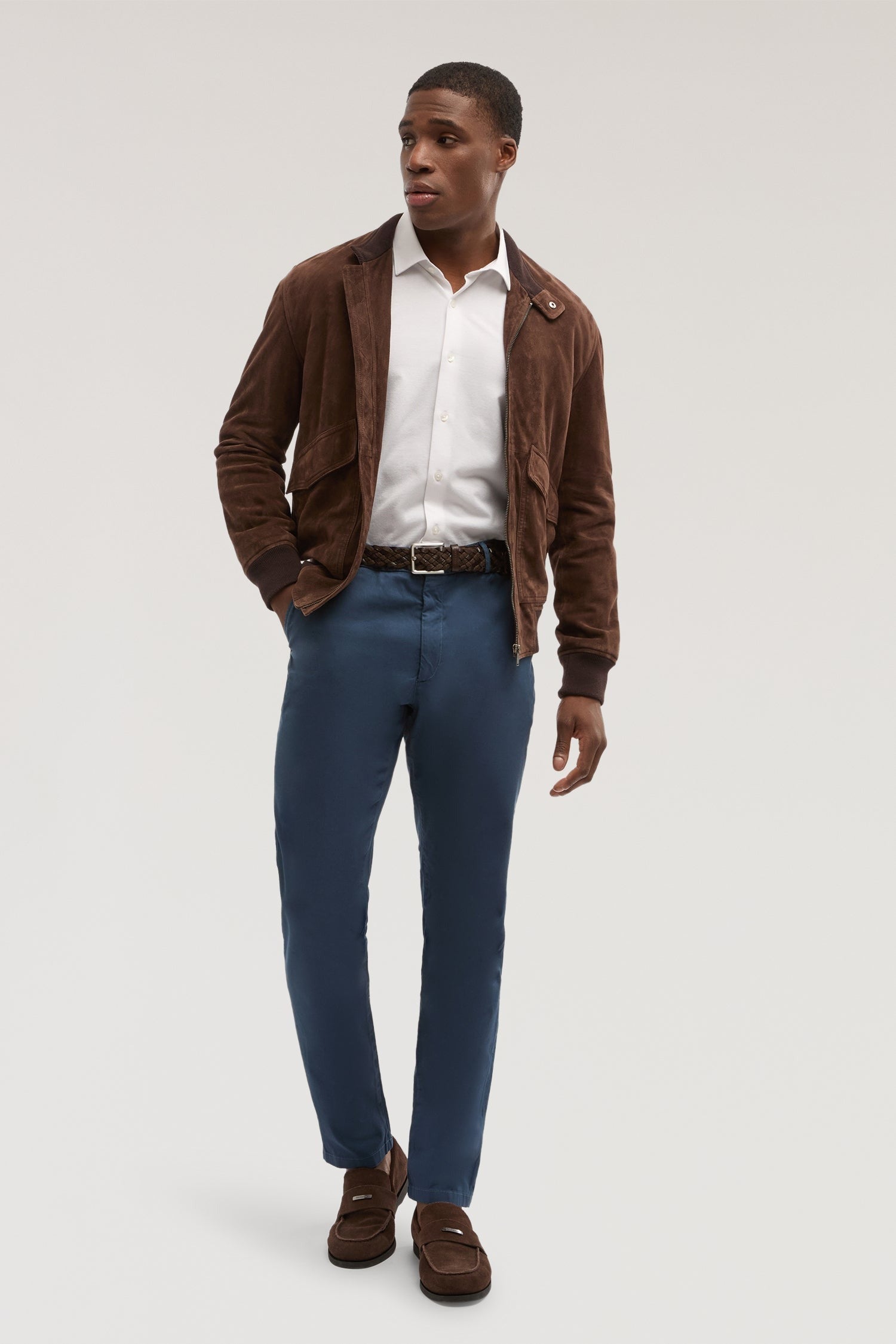 Pantalone chino Aviator 301 slim fit in cotone