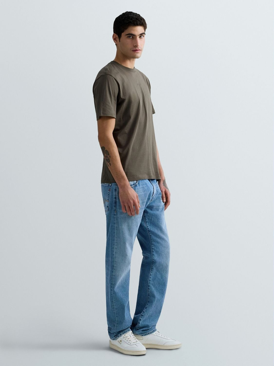 T-Shirt in jersey con lettering