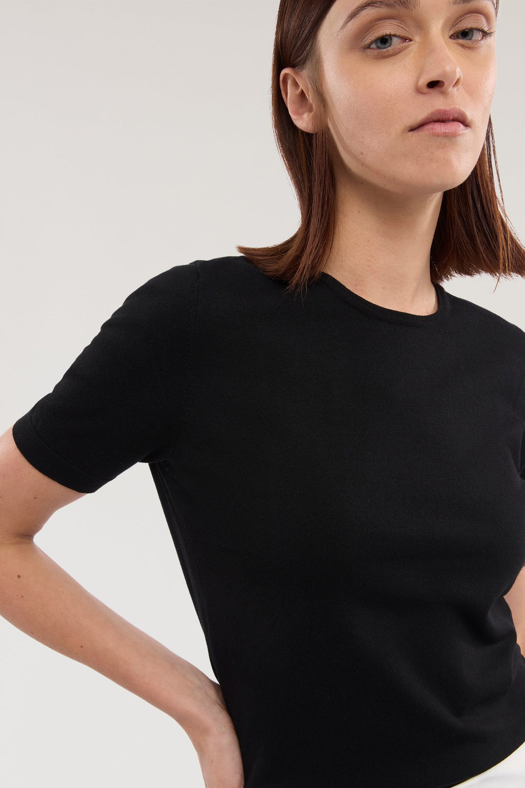 Maglia a manica corta in viscosa