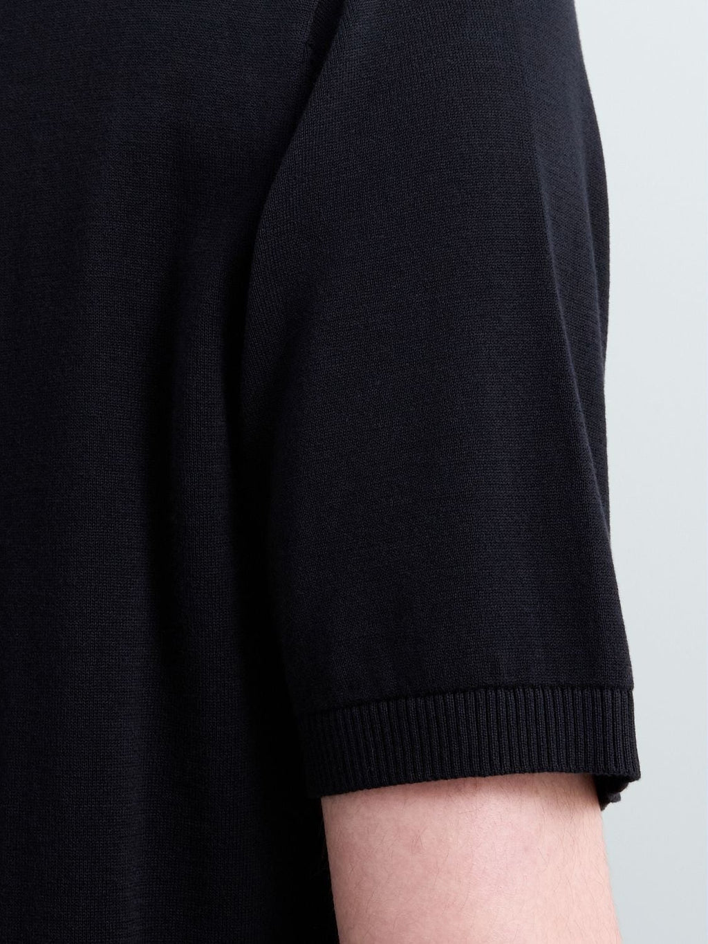 Maglia stile camicia a maniche corte