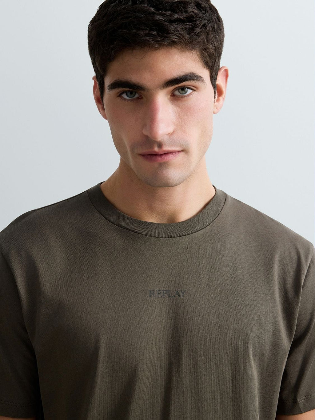 T-Shirt in jersey con lettering