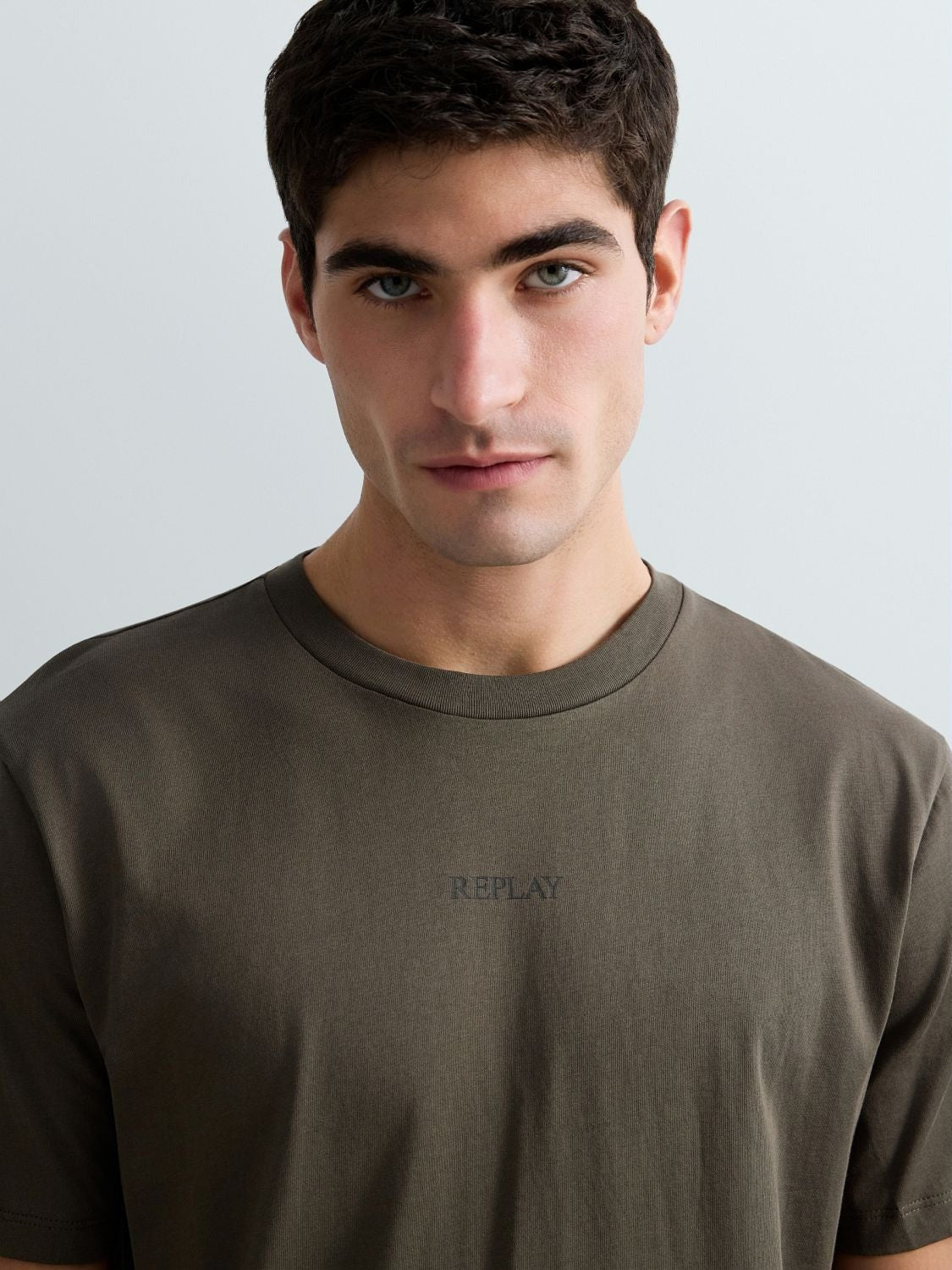 T-Shirt in jersey con lettering
