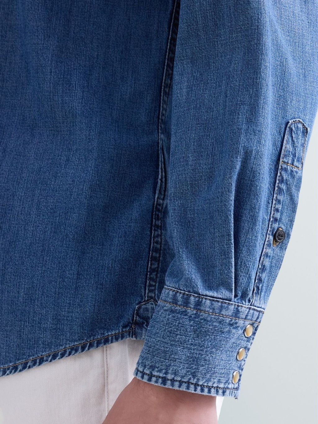 Camicia western in denim