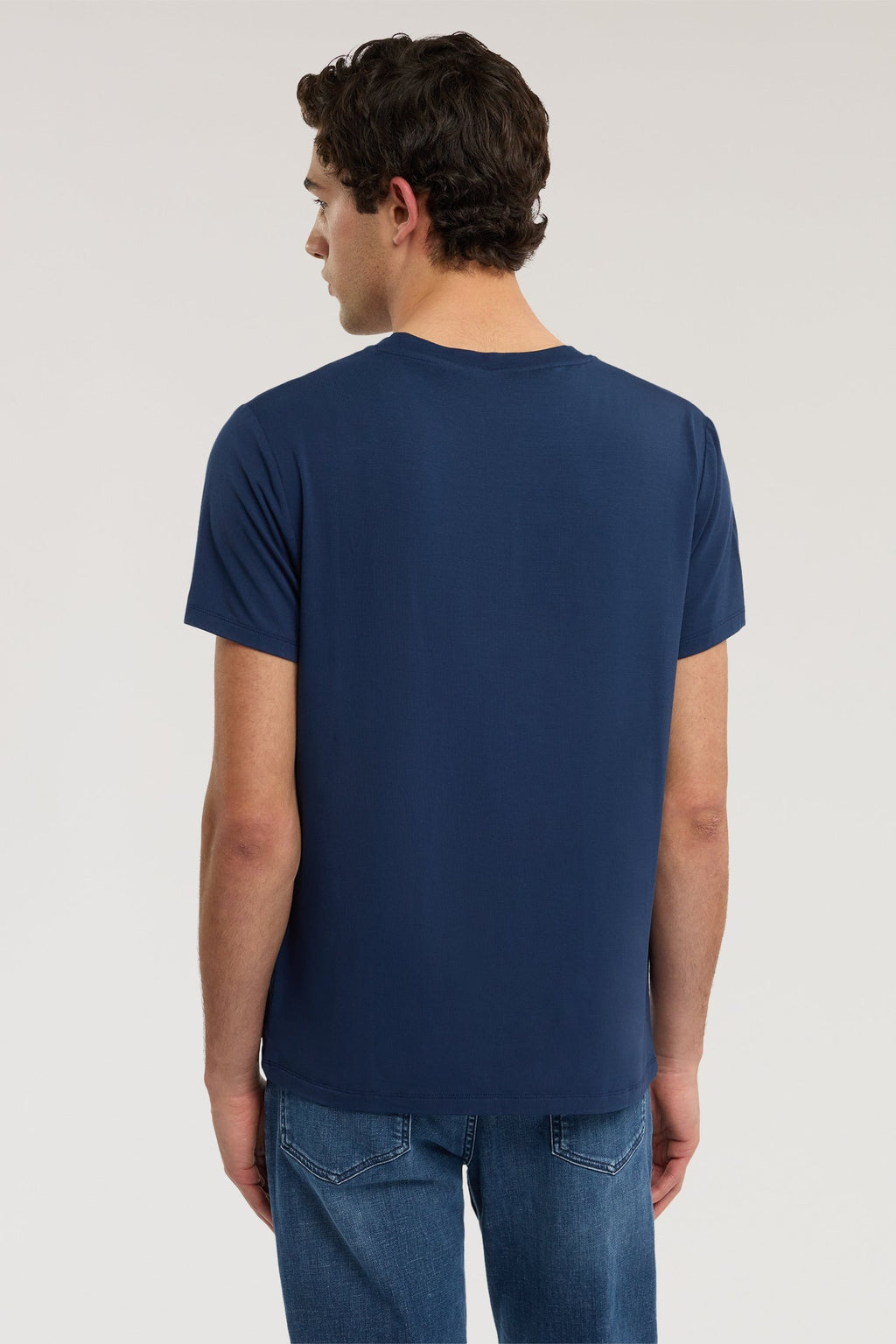 T-shirt regular fit in jersey di bamboo