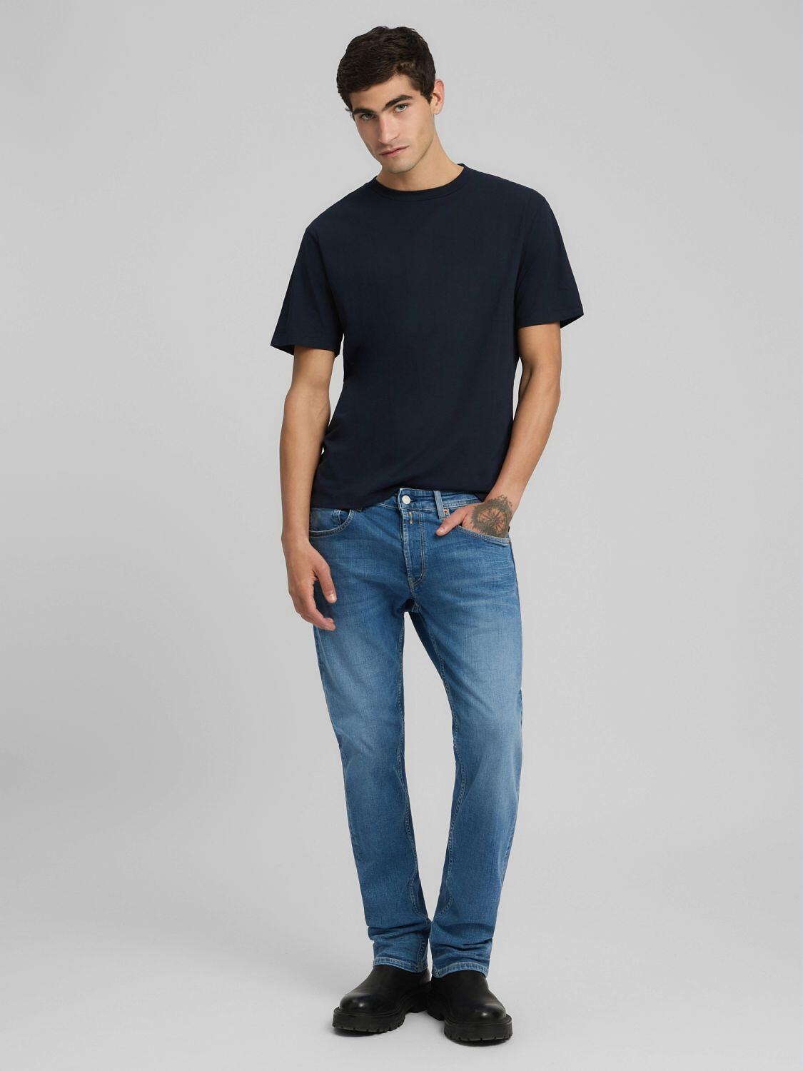 T-Shirt in jersey con logo