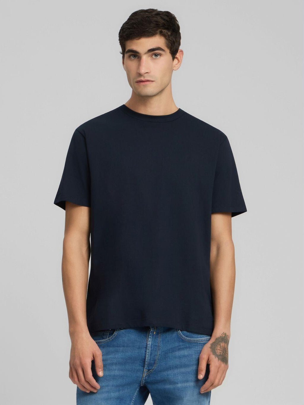 T-Shirt in jersey con logo