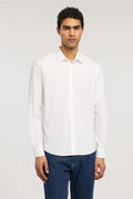 Camicia slim fit in popeline