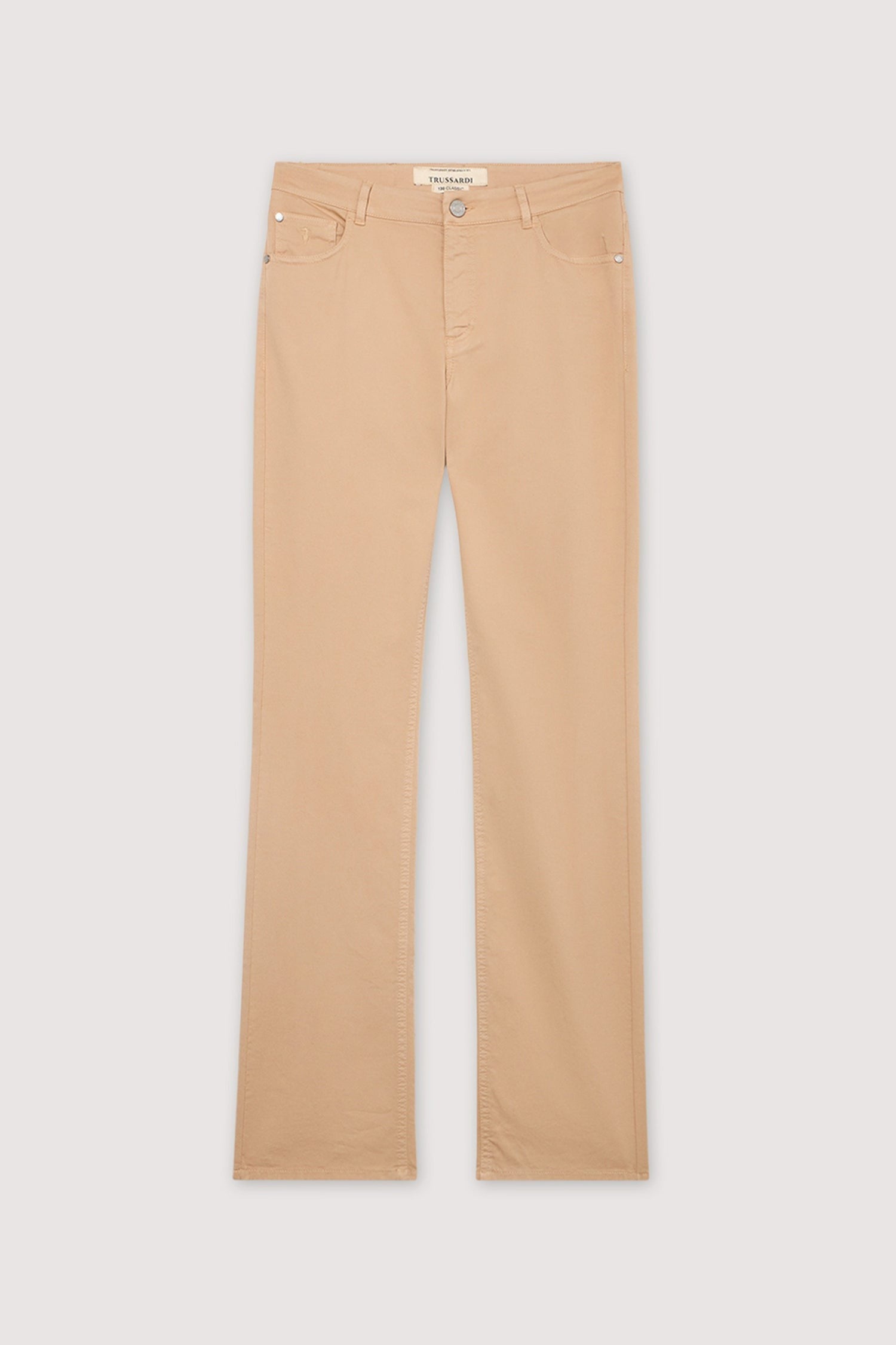 Pantalone 5 tasche Slim 130 in gabardina