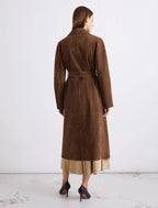 Trench in camoscio Mlloblare