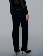 Pantalone dritto con cintura Mltelica