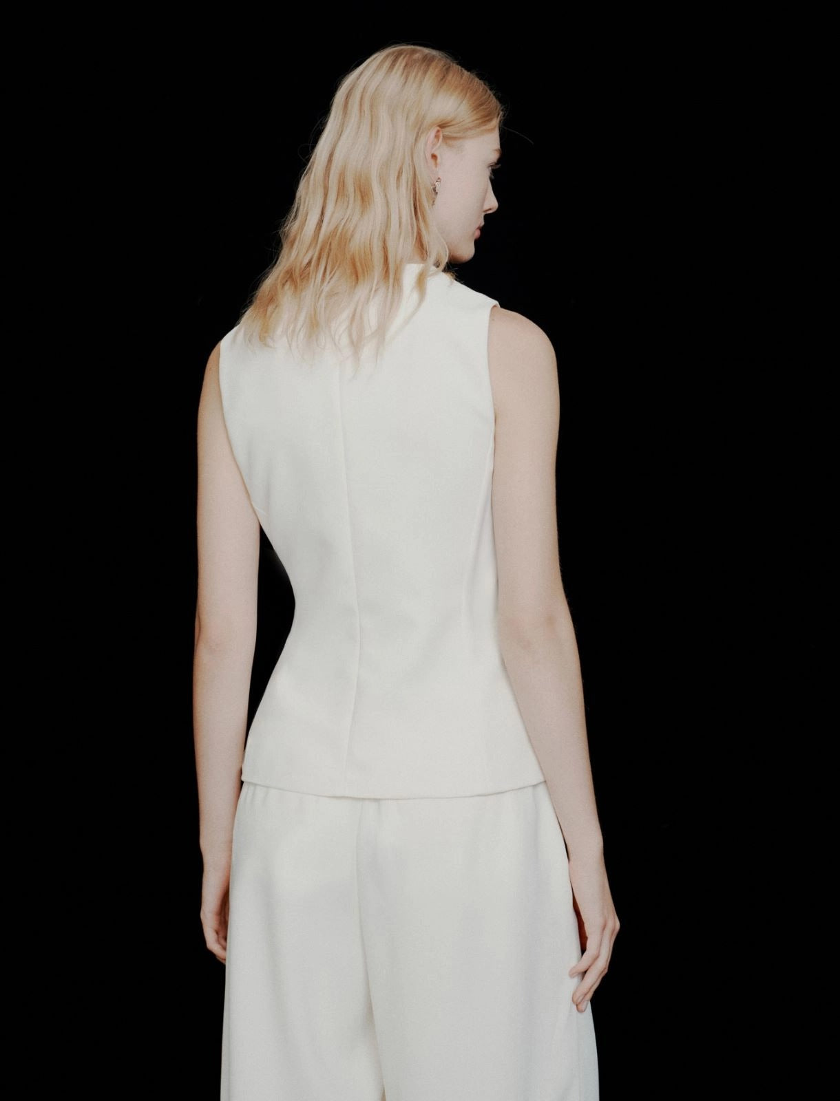 Top con fiocco in envers satin Mltlirica