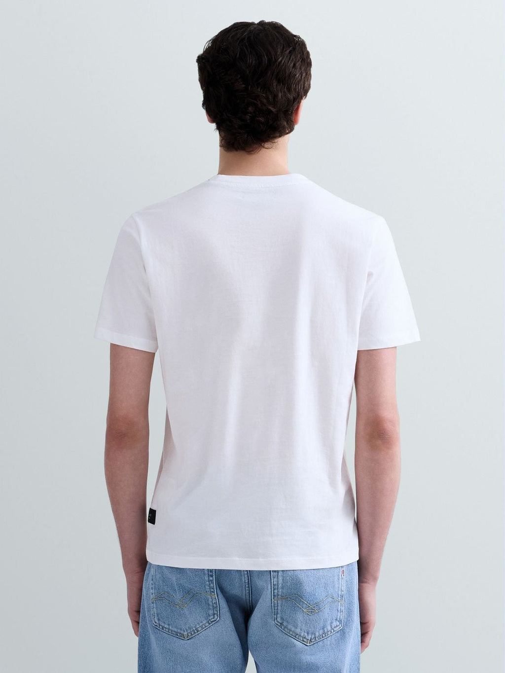 T-Shirt in jersey con lettering