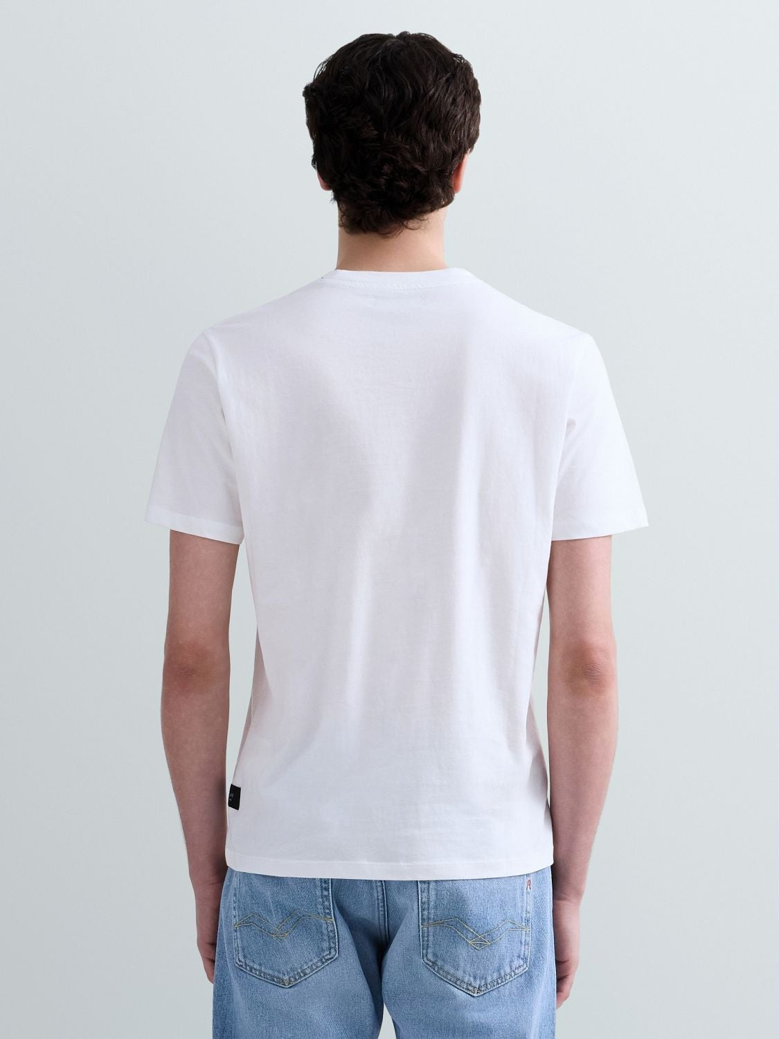 T-Shirt in jersey con lettering