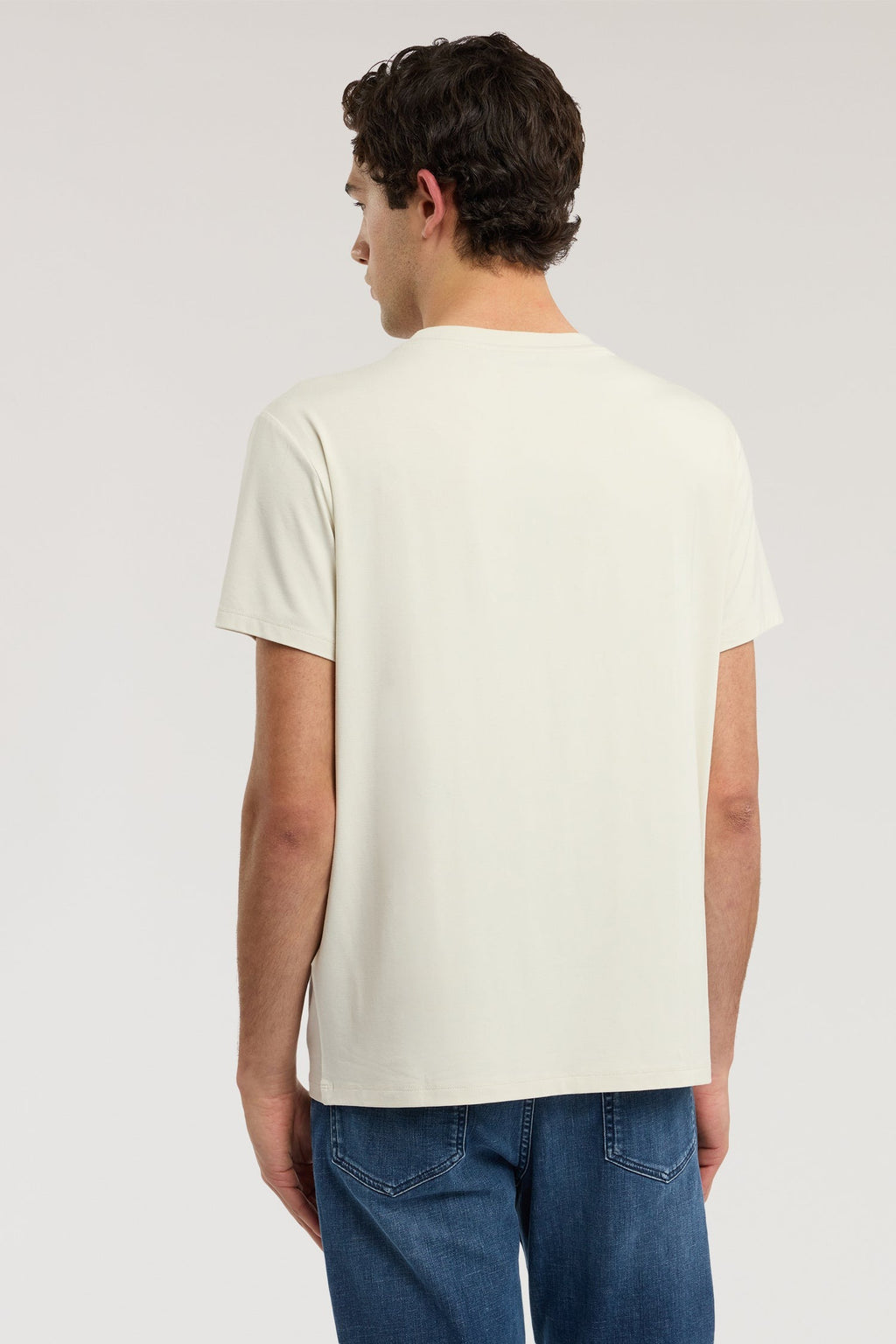 T-shirt regular fit in jersey di bamboo