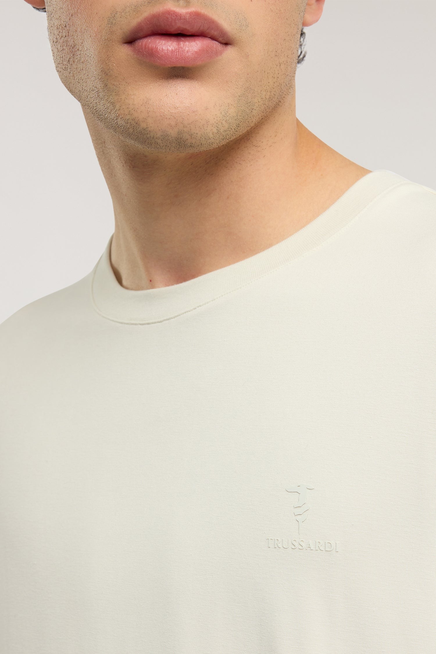T-shirt regular fit in jersey di bamboo