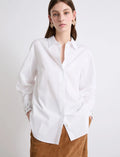 Camicia in cotone con cristalli Mlsteso