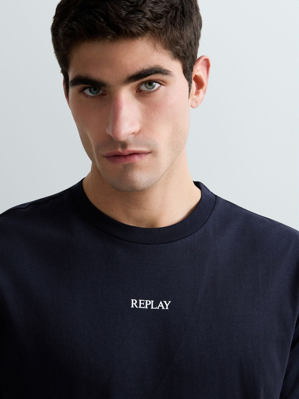 T-Shirt in jersey con lettering