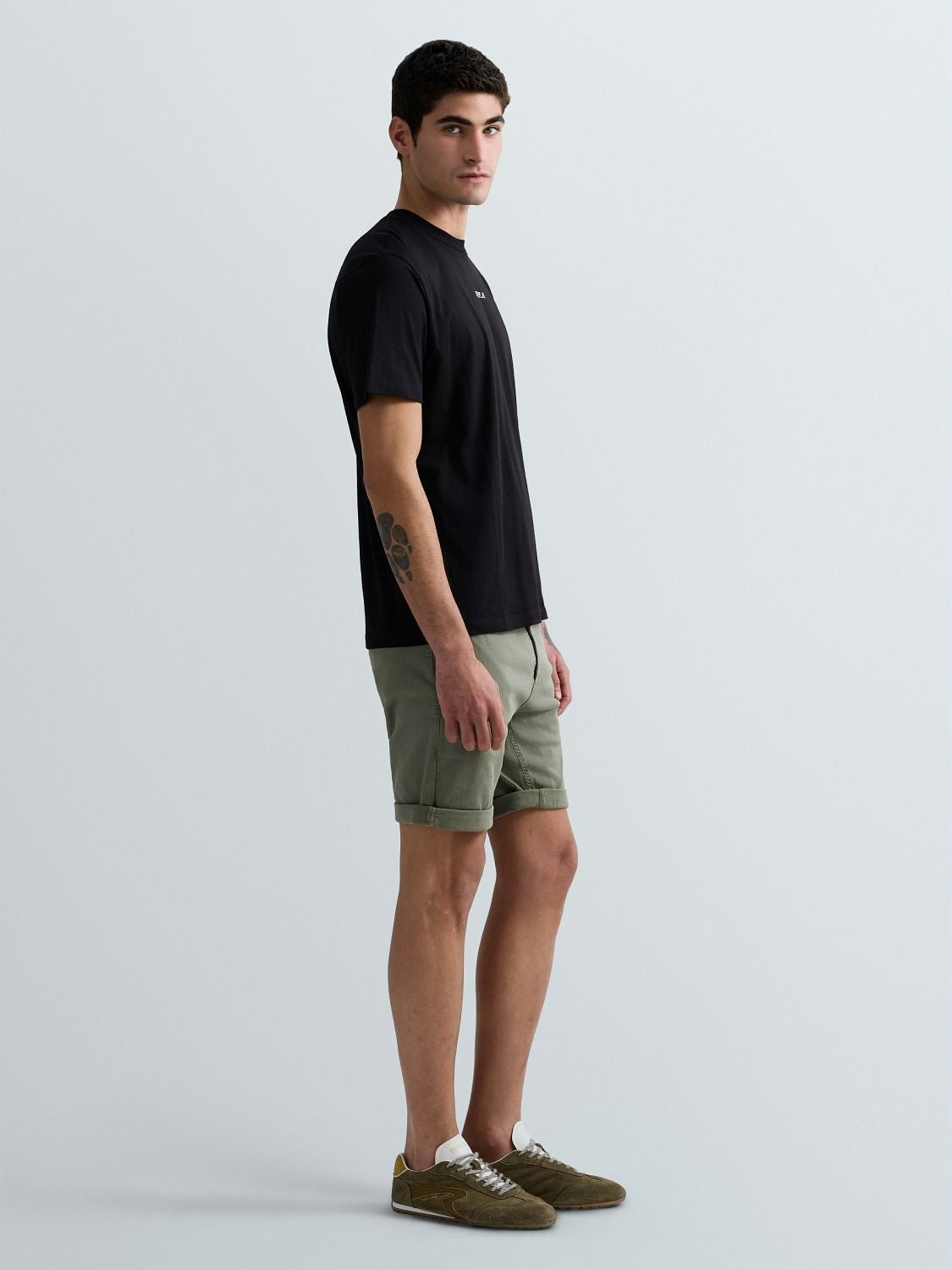 T-Shirt in jersey con lettering