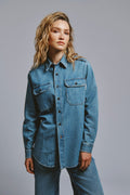 Camicia military in denim