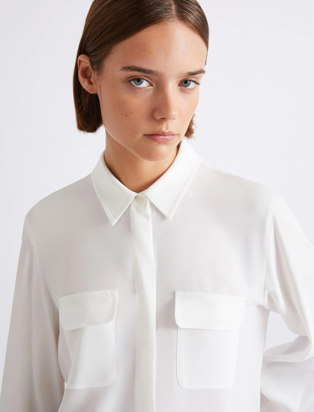 Camicia in crêpe di misto seta Mllfebe
