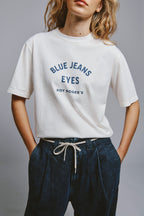 T-Shirt Blue Jeans Eyes