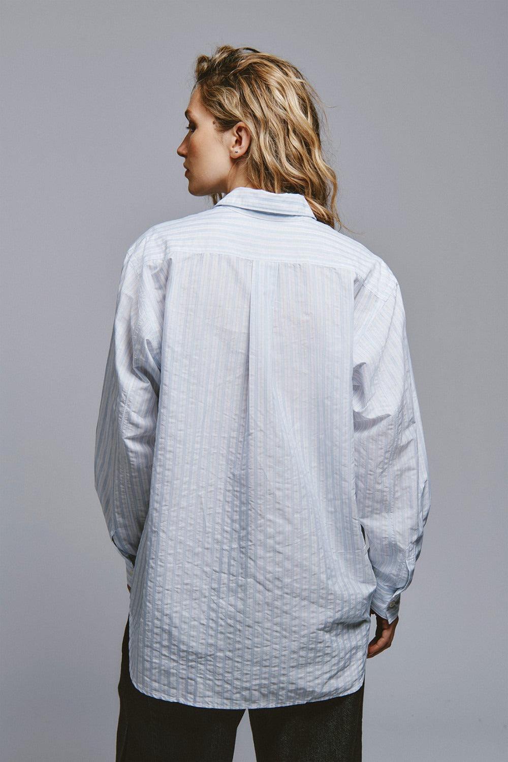 Camicia garçon a righe