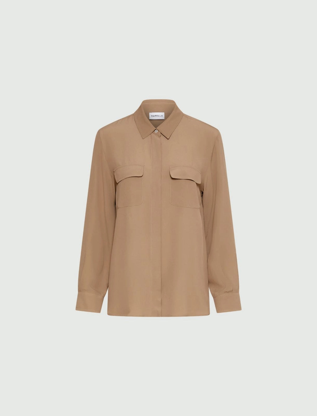 Camicia in crêpe di misto seta Mllfebe