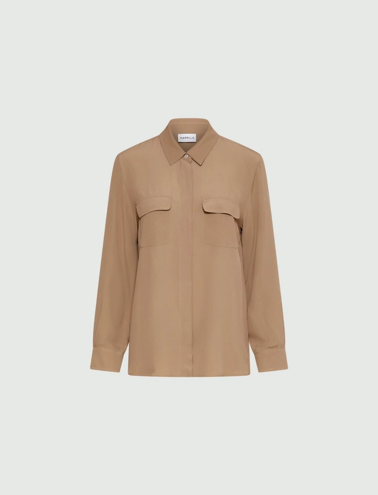 Camicia in crêpe di misto seta Mllfebe