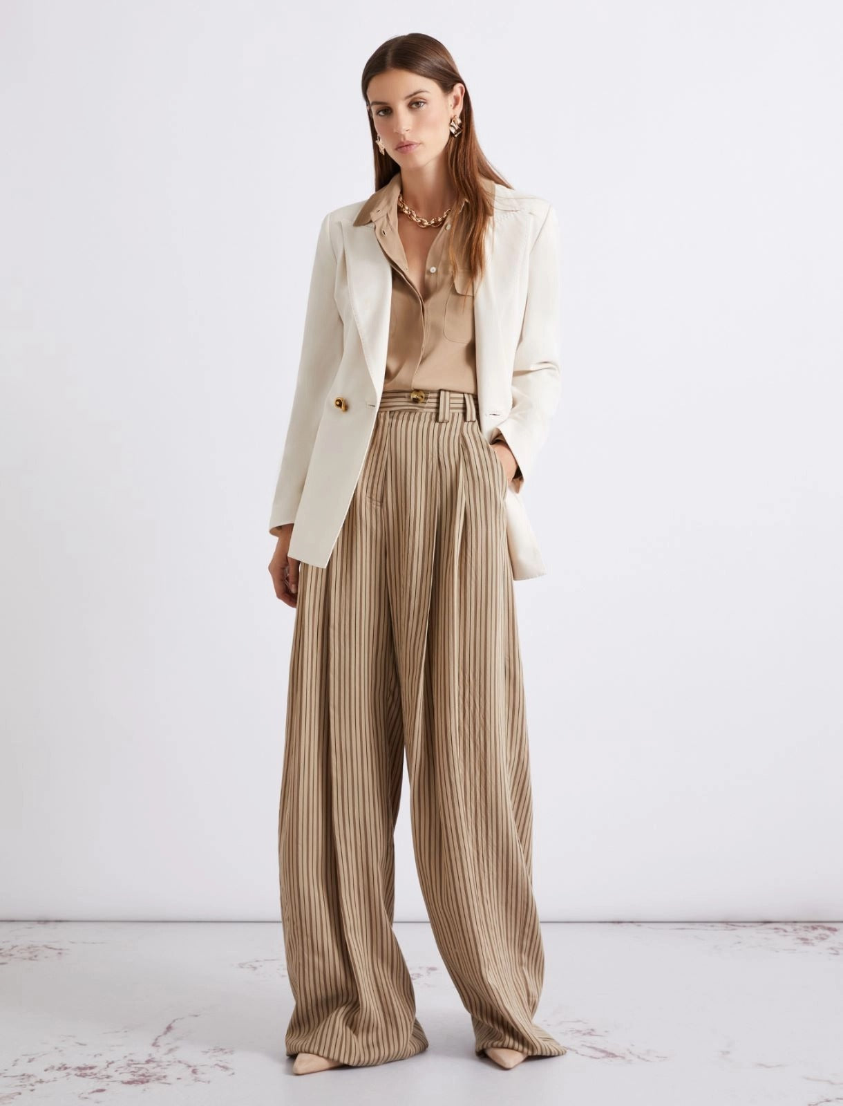 Camicia in crêpe di misto seta Mllfebe