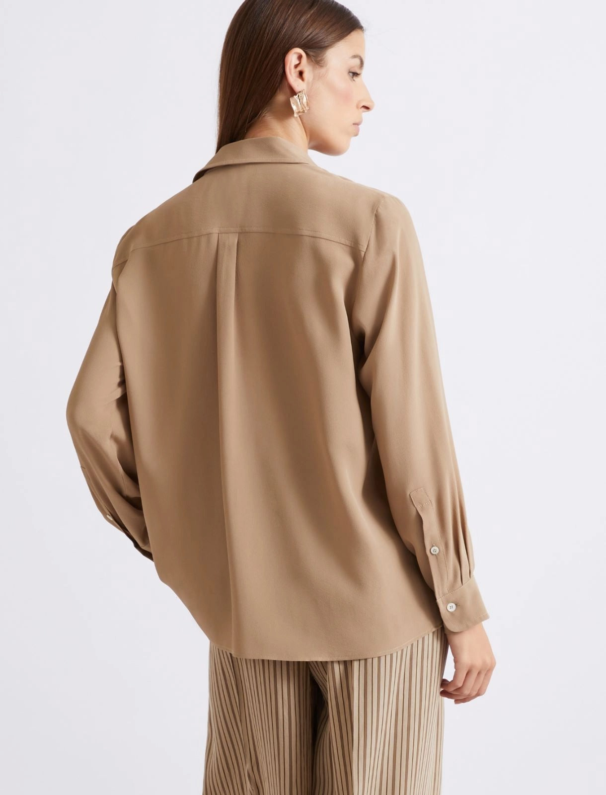 Camicia in crêpe di misto seta Mllfebe