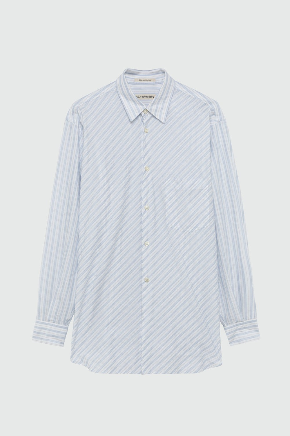 Camicia garçon a righe